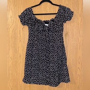 Hello Molly short black and white dress